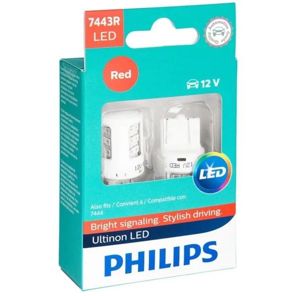 Philips 7443RULRX2 car light bulb W21/5 LED