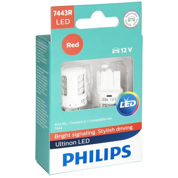 Philips 7443RULRX2 car light bulb W21/5 LED