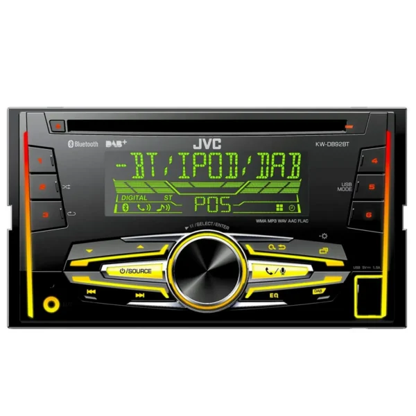 JVC KW-DB92BT Black 22 W Bluetooth