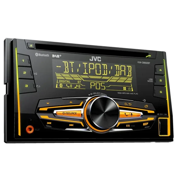 JVC KW-DB92BT Black 22 W Bluetooth