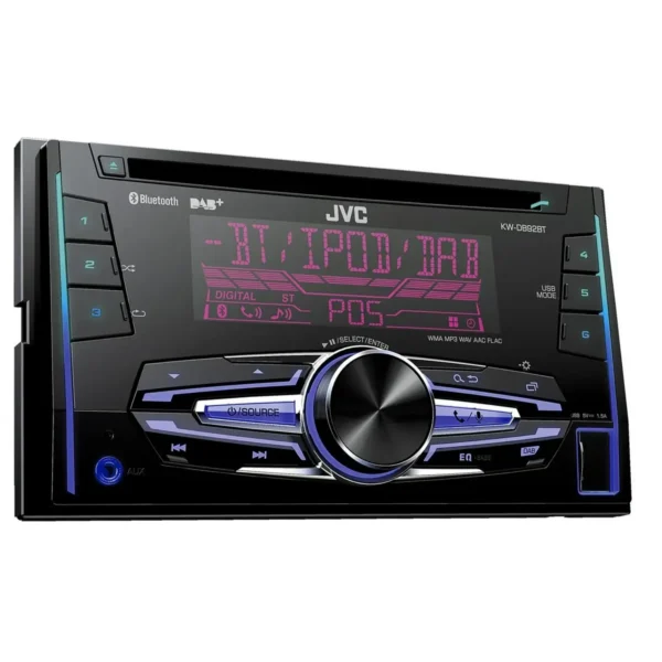 JVC KW-DB92BT Black 22 W Bluetooth