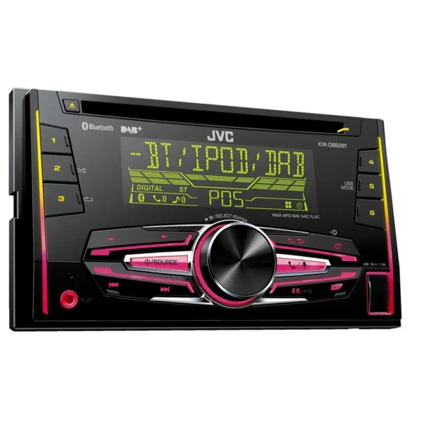 JVC KW-DB92BT Black 22 W Bluetooth