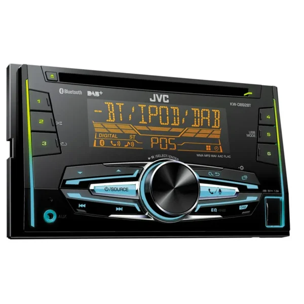 JVC KW-DB92BT Black 22 W Bluetooth