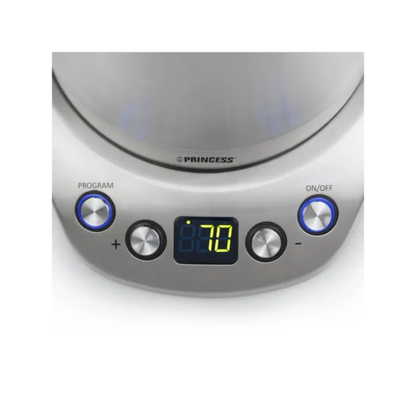 Princess 236002 Digital Kettle Stainless Steel Deluxe