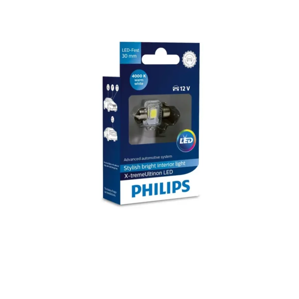 Philips X-tremeVision LED X-tremeUltinon LED 129404000KX1 Interior car light
