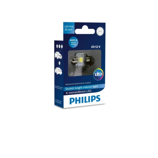 Philips X-tremeVision LED X-tremeUltinon LED 129404000KX1 Interior car light