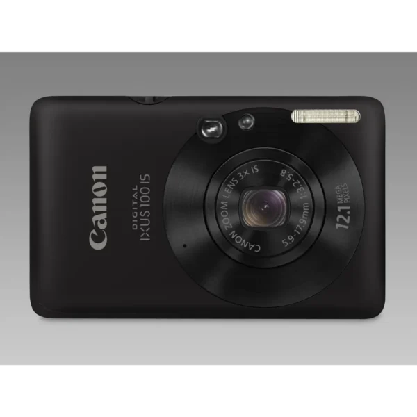 Canon Digital IXUS 100 IS Compact camera 12.1 MP CCD 4000 x 3000 pixels Black