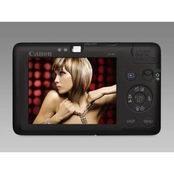 Canon Digital IXUS 100 IS Compact camera 12.1 MP CCD 4000 x 3000 pixels Black