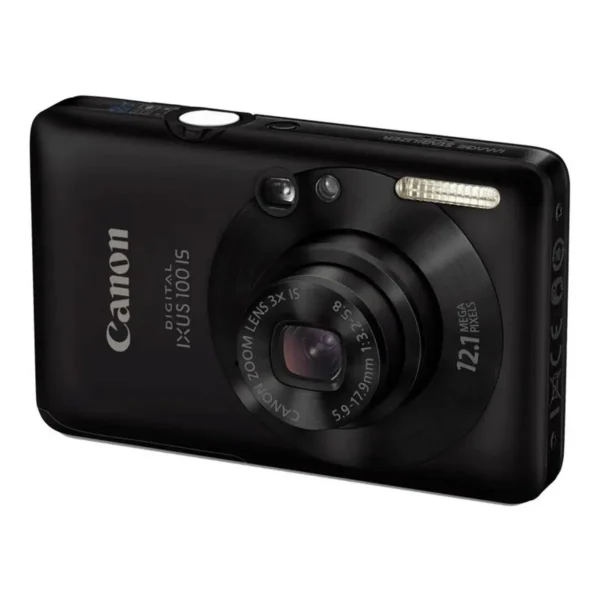 Canon Digital IXUS 100 IS Compact camera 12.1 MP CCD 4000 x 3000 pixels Black