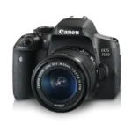 Canon EOS 750D + EF-S18-55mm IS STM SLR Camera Kit 24.2 MP CMOS 6000 x 4000 pixels Black