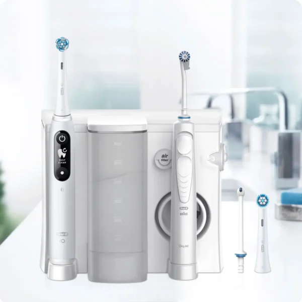Oral-B iO6 & OxyJet Adult Rotating-oscillating toothbrush White