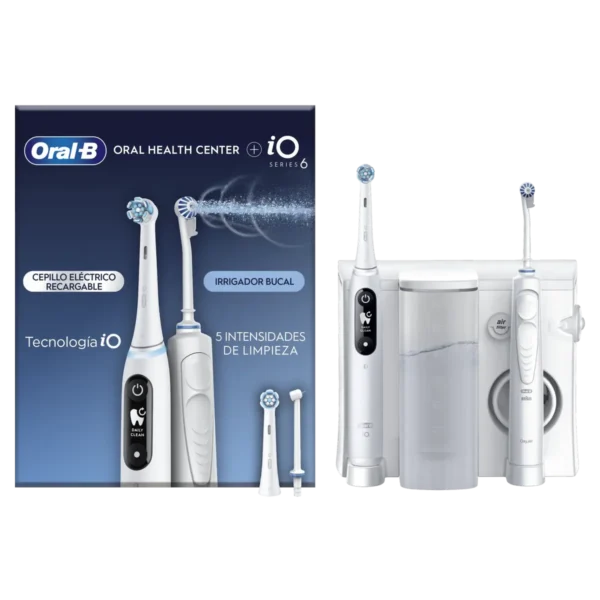 Oral-B iO6 & OxyJet Adult Rotating-oscillating toothbrush White
