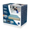 Bestway 80″ x 60″ x 13″/2.03m x 1.52m x 33cm Refined Fortech Airbed (Queen) with Built-in AC pump
