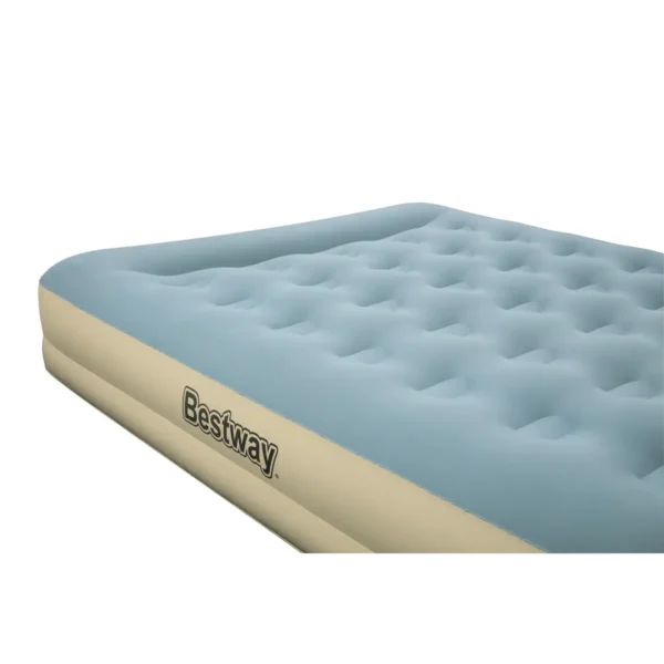 Bestway 80″ x 60″ x 13″/2.03m x 1.52m x 33cm Refined Fortech Airbed (Queen) with Built-in AC pump