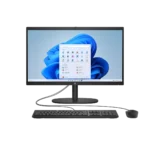 HP 22-dg0003na Intel® Celeron® N100 54.5 cm (21.4″) 1920 x 1080 pixels All-in-One PC 8 GB DDR5-SDRAM 128 GB UFS Windows 11 Home Wi-Fi 6 (802.11ax) Black