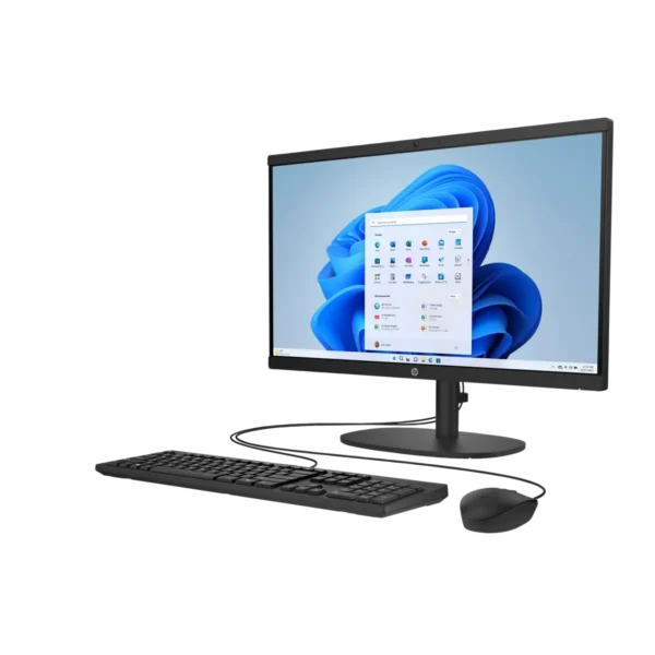 HP 22-dg0003na Intel® Celeron® N100 54.5 cm (21.4″) 1920 x 1080 pixels All-in-One PC 8 GB DDR5-SDRAM 128 GB UFS Windows 11 Home Wi-Fi 6 (802.11ax) Black