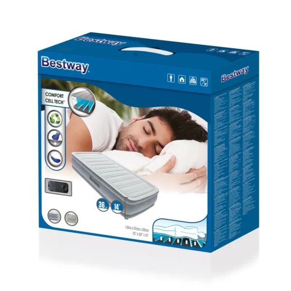 Bestway Comfort Cell Sleepzone Premium Raised Airbed/ Single