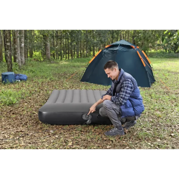 Bestway Tritech Queen Air Mattress with Built-in USB Pump 2.03 m x 1.52 m x 30 cm