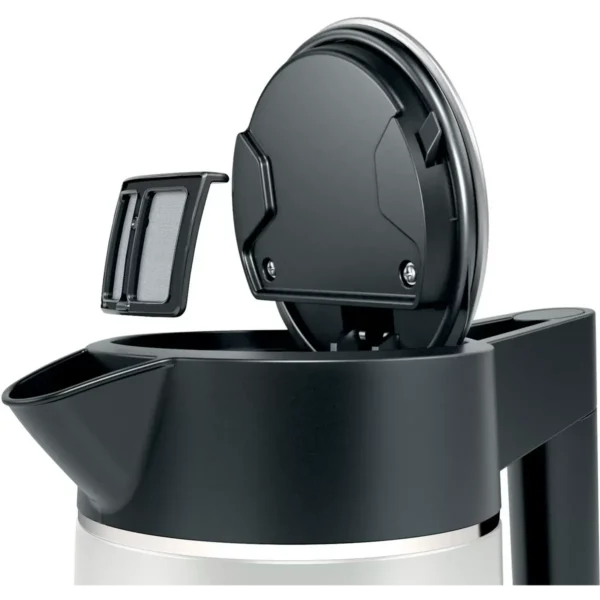 Bosch DesignLine electric kettle 1.7 L 2400 W Black, Silver