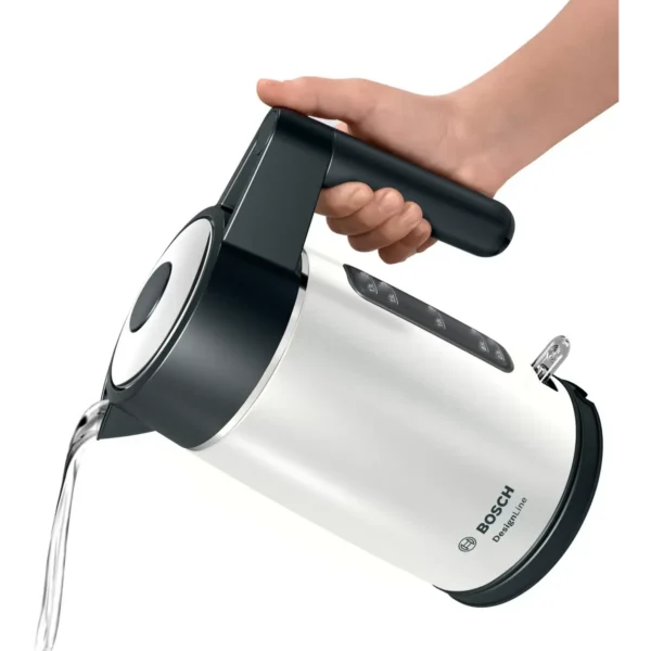 Bosch DesignLine electric kettle 1.7 L 2400 W Black, Silver