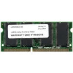 Kingston Technology ValueRAM Memory 128MB 100MHz Non-ECC CL2 Low Profile SODIMM memory module