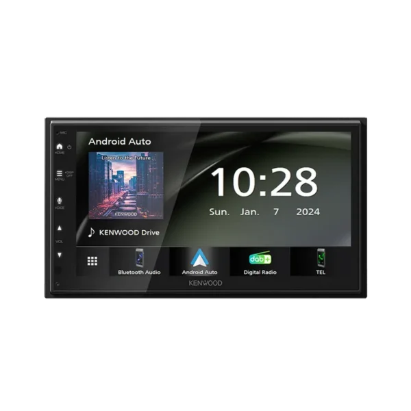 Kenwood DMX6523DABS car media receiver Black Wi-Fi Bluetooth
