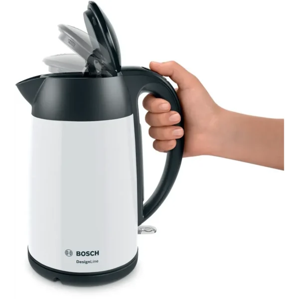 Bosch TWK3P421GB electric kettle 1.7 L 3000 W Black, White