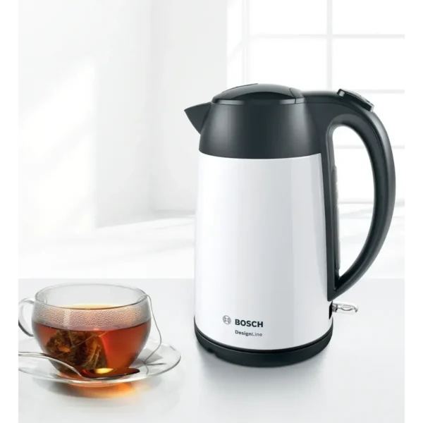 Bosch TWK3P421GB electric kettle 1.7 L 3000 W Black, White