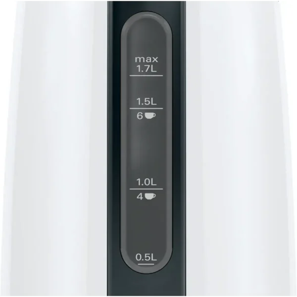 Bosch TWK3P421GB electric kettle 1.7 L 3000 W Black, White