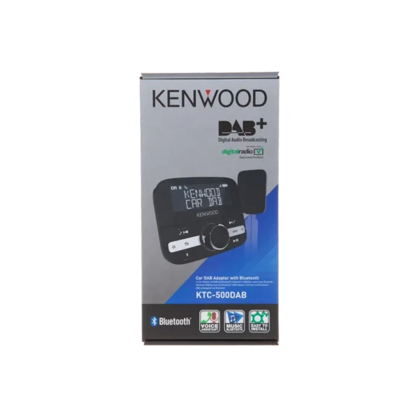 Kenwood KTC-500DAB car media receiver Black Bluetooth