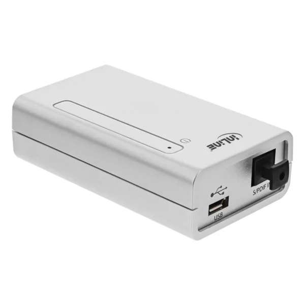 InLine HiFi Audio to USB Converter RCA and Toslink Audio Input 192kHz/24bit
