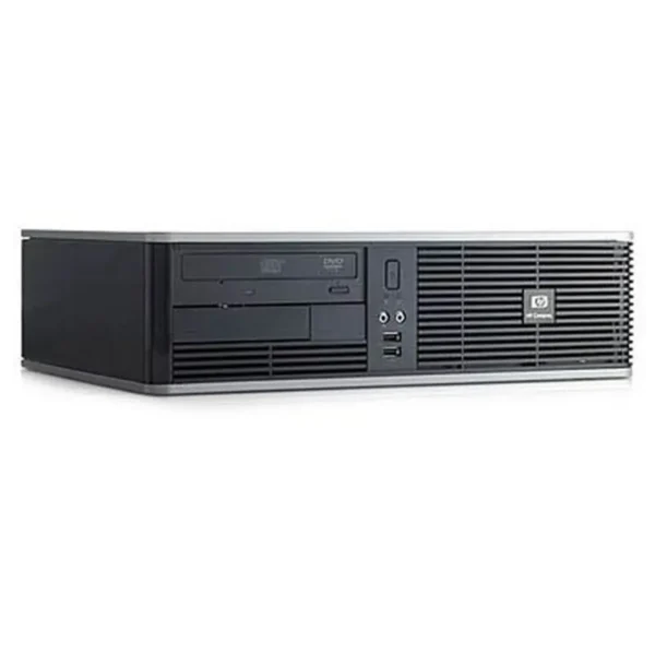 HP dc5800 Intel® Core™2 Quad Q9400 2 GB DDR2-SDRAM 160 GB AMD Radeon 3100 Windows Vista Business SFF PC Black