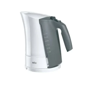 Braun WK 300 WH electric kettle 1.7 L 2280 W Silver, White