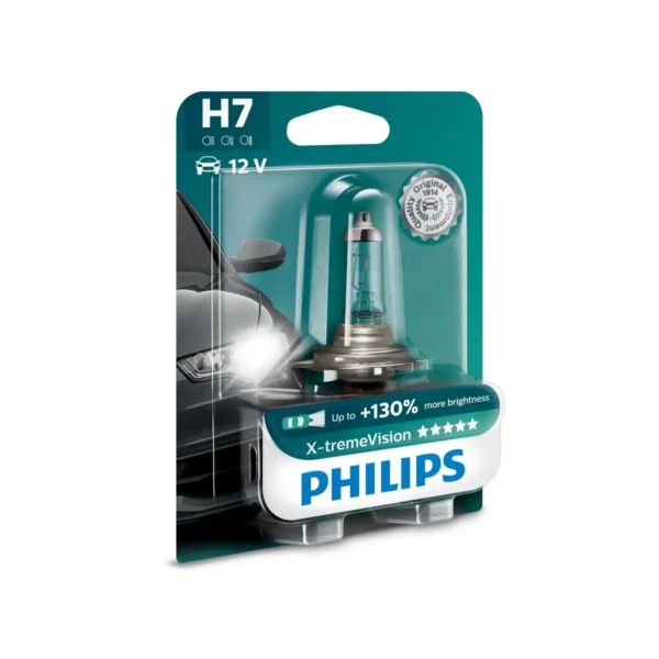 Philips X-tremeVision Type of lamp: H7 Pack of: 1 car headlight bulb