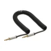 InLine Slim Audio Spiral Cable 3.5mm male / male 4-pin Stereo 2m