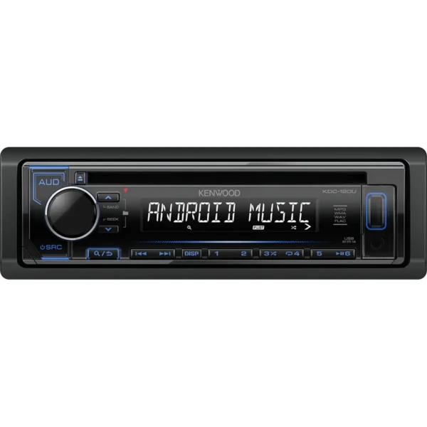 Kenwood KDC-120UB car media receiver Black, Chrome 200 W