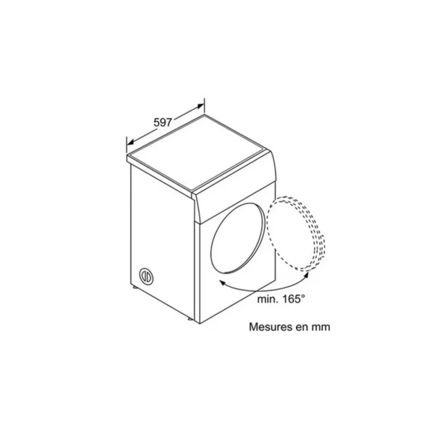 Siemens WT34A200FF tumble dryer Freestanding Front-load 7 kg White