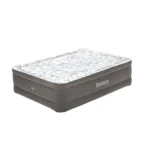 Bestway Tritech Fashion Flock Air Mattress Queen with Built-in AC Pump and Antimicrobial Coating 2.03 m x 1.52 m x 56 cm