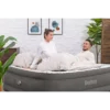 Bestway Tritech Fashion Flock Air Mattress Queen with Built-in AC Pump and Antimicrobial Coating 2.03 m x 1.52 m x 56 cm