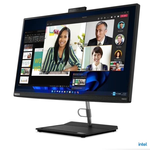 Lenovo ThinkCentre neo 30a Intel® Core™ i3 i3-1220P 60.5 cm (23.8″) 1920 x 1080 pixels All-in-One PC 8 GB DDR4-SDRAM 256 GB SSD Windows 11 Pro Wi-Fi 6 (802.11ax) Black