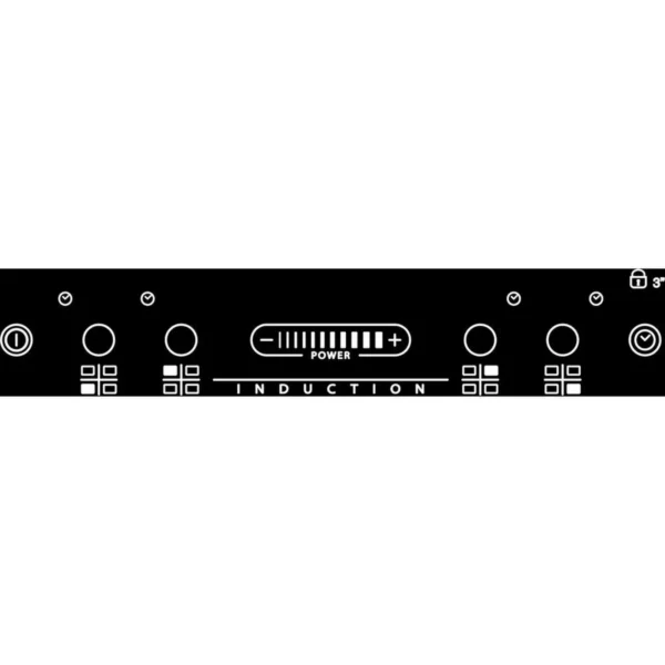 Whirlpool ACM 806/NE Black Built-in 60 cm Zone induction hob 4 zone(s)