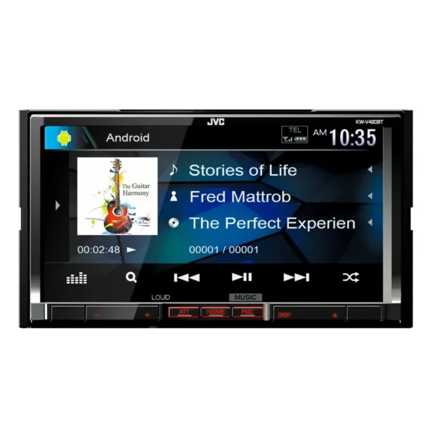 JVC KW-V420BTE car media receiver Black 200 W Bluetooth
