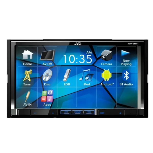 JVC KW-V420BTE car media receiver Black 200 W Bluetooth