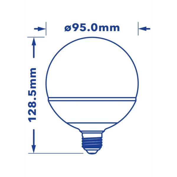 Verbatim Globe energy-saving lamp Warm white 2700 K 7 W E27