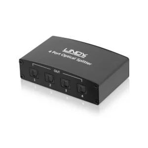 Lindy 70433 audio splitter Black