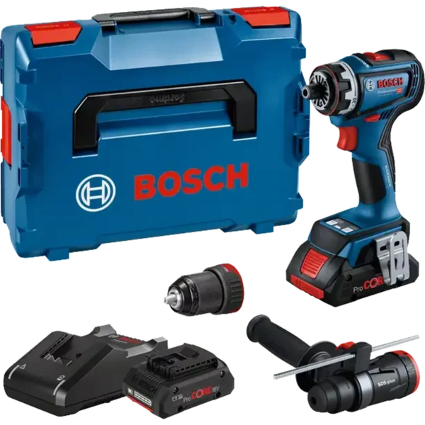Bosch GSR 18V-90 FC PROFESSIONAL 2100 RPM SDS Plus 920 g Black, Blue, Red