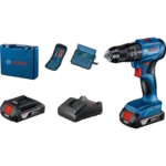 Bosch GSB 185-LI 1900 RPM Keyless 990 g Black, Blue