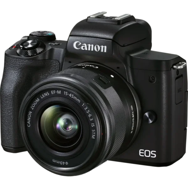 Canon EOS M50 Mark II + M15-45 S+M55-200 EU26 MILC 24.1 MP CMOS 6000 x 4000 pixels Black