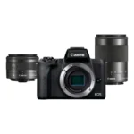 Canon EOS M50 Mark II + M15-45 S+M55-200 EU26 MILC 24.1 MP CMOS 6000 x 4000 pixels Black