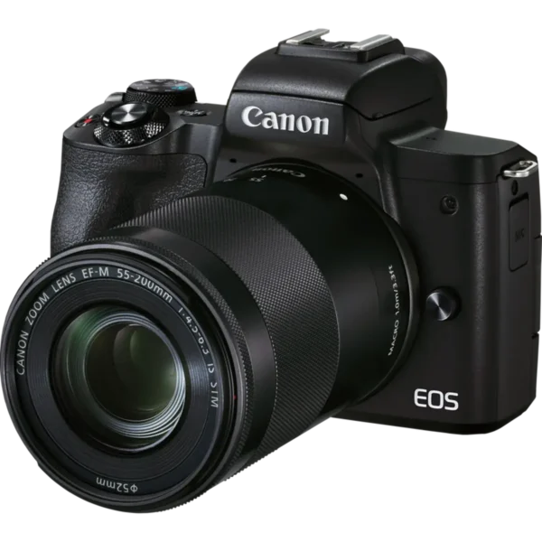 Canon EOS M50 Mark II + M15-45 S+M55-200 EU26 MILC 24.1 MP CMOS 6000 x 4000 pixels Black
